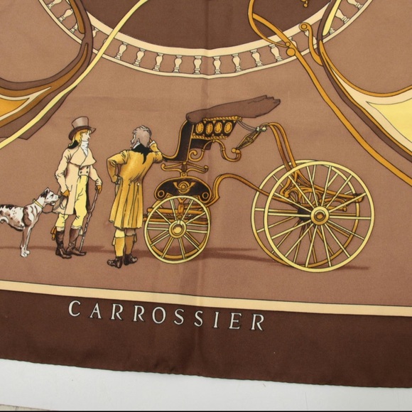Hermès Paris "Carrossier" Silk Scarf
Designed by Philippe Ledoux - Picture 4 of 11